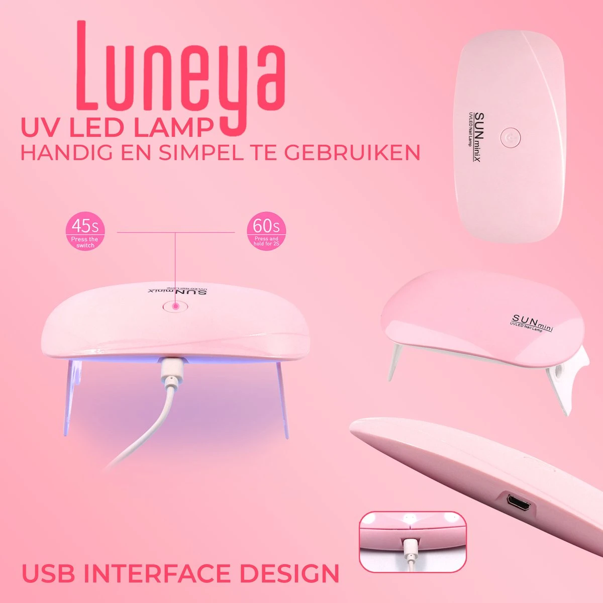 Luneya Polygel Kit - 6 Kleuren - Polygel Nagels Starterspakket - Tasje - Incl. UV LED Lamp 10 Luneya Polygel Kit - 6 Kleuren - Polygel Nagels Starterspakket - Tasje - Incl. UV LED Lamp - Image 8