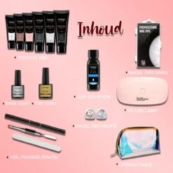 Luneya Polygel Kit - Black Pink Edition - 6 Kleuren - Polygel Nagels Starterspakket - Tasje - Incl. UV LED Lamp 16 Luneya Polygel Kit - Black Pink Edition - 6 Kleuren - Polygel Nagels Starterspakket - Tasje - Incl. UV LED Lamp -Modecosmetica Winkel 1200x1200 302