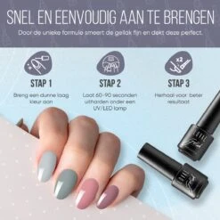 Gellak Starterspakket - Gellak - Gel Nagellak - Gellak Set - 6x8ML Kleuren - Nude Edition - Gellac - Nude Kleuren -Modecosmetica Winkel 1200x1200 311