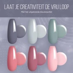 Gellak Starterspakket - Gellak - Gel Nagellak - Gellak Set - 6x8ML Kleuren - Nude Edition - Gellac - Nude Kleuren -Modecosmetica Winkel 1200x1200 314