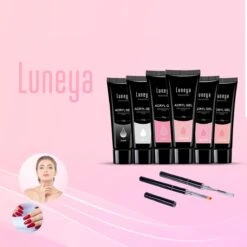 Luneya Polygel Kit - 6 Kleuren - Polygel Nagels Starterspakket - Tasje - Incl. UV LED Lamp 24 Luneya Polygel Kit - 6 Kleuren - Polygel Nagels Starterspakket - Tasje - Incl. UV LED Lamp -Modecosmetica Winkel 1200x1200 32