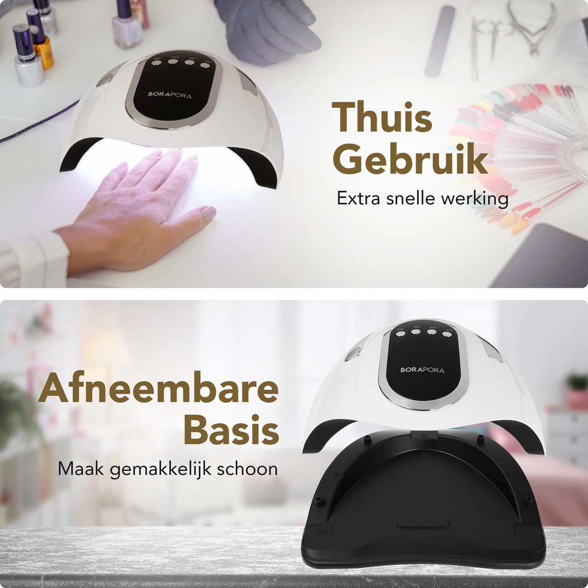 BoraPora Professionele Nageldroger - 280 Watt UV LED Lamp Nagels - 66 Leds - Nagel UV Lamp - Gellak Lamp - Nagellamp - Nagellamp Led - Nagellamp Voor Gel Nagellak - Nagellamp Led Uv - Nagellamp Uv - Nagellamp Gelnagels - Gellak - Nageldroger 4 BoraPora Professionele Nageldroger - 280 Watt UV LED Lamp Nagels - 66 Leds - Nagel UV Lamp - Gellak Lamp - Nagellamp - Nagellamp Led - Nagellamp Voor Gel Nagellak - Nagellamp Led Uv - Nagellamp Uv - Nagellamp Gelnagels - Gellak - Nageldroger - Image 2