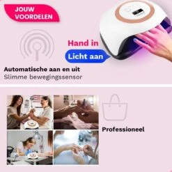 Seidon© Nageldroger 168W - LED Lamp Nagels - Gellak Lamp - UV Lamp Gelnagels -Modecosmetica Winkel 1200x1200 336