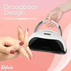 Rebela | Nageldroger | Gelnagels | GEL UV LED Nail Lamp 168w | UV Lamp Gelnagels | Led Nagellamp | Nageldroger | Wit 15 Rebela | Nageldroger | Gelnagels | GEL UV LED Nail Lamp 168w | UV Lamp Gelnagels | Led Nagellamp | Nageldroger | Wit -Modecosmetica Winkel 1200x1200 353