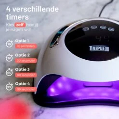 Triple J® UV Lamp Gelnagels - Nageldroger - Nagellamp - Automatische Timer - 36 LEDs - Wit 15 Triple J® UV Lamp Gelnagels - Nageldroger - Nagellamp - Automatische Timer - 36 LEDs - Wit -Modecosmetica Winkel 1200x1200 373