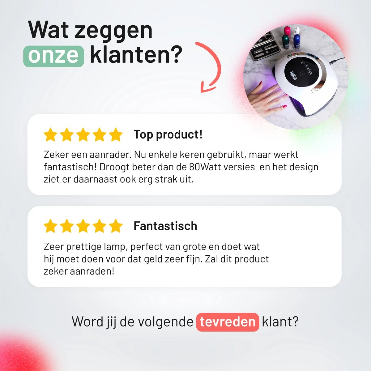 Triple J® UV Lamp Gelnagels - Nageldroger - Nagellamp - Automatische Timer - 36 LEDs - Wit 12 Triple J® UV Lamp Gelnagels - Nageldroger - Nagellamp - Automatische Timer - 36 LEDs - Wit - Image 10