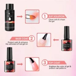 Merkloos Nepnagels - Polygel Set - Nagelverlengingsset - 8 Kleuren - Nagels Set - Temperatuurwisselgel - Lichtgevende Gel - Voor Beginners - Voor DIY Salon Art Nagels - Type A -Modecosmetica Winkel 1200x1200 434