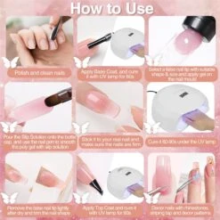 Merkloos Nepnagels - Polygel Set - Nagelverlengingsset - 8 Kleuren - Nagels Set - Temperatuurwisselgel - Lichtgevende Gel - Voor Beginners - Voor DIY Salon Art Nagels - Type A -Modecosmetica Winkel 1200x1200 435