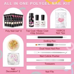 Merkloos Nagels Set - 8 Kleuren - Nagels Starter Set - Met Toplaag, Basislaag, Slipoplossing, Nagelverlengingsgel, Gel Builder - Voor DIY Voor Beginners - Beste Cadeau 22 Merkloos Nagels Set - 8 Kleuren - Nagels Starter Set - Met Toplaag, Basislaag, Slipoplossing, Nagelverlengingsgel, Gel Builder - Voor DIY Voor Beginners - Beste Cadeau -Modecosmetica Winkel 1200x1200 476
