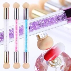 GUAPÀ - Nail Art Blooming Spons & Stempel Penseel Voor Het Maken Van Babyboom En Holografisch Effecten Op Je Nagels - Kleur Roze 12 GUAPÀ - Nail Art Blooming Spons & Stempel Penseel Voor Het Maken Van Babyboom En Holografisch Effecten Op Je Nagels - Kleur Roze -Modecosmetica Winkel 1200x1200 528