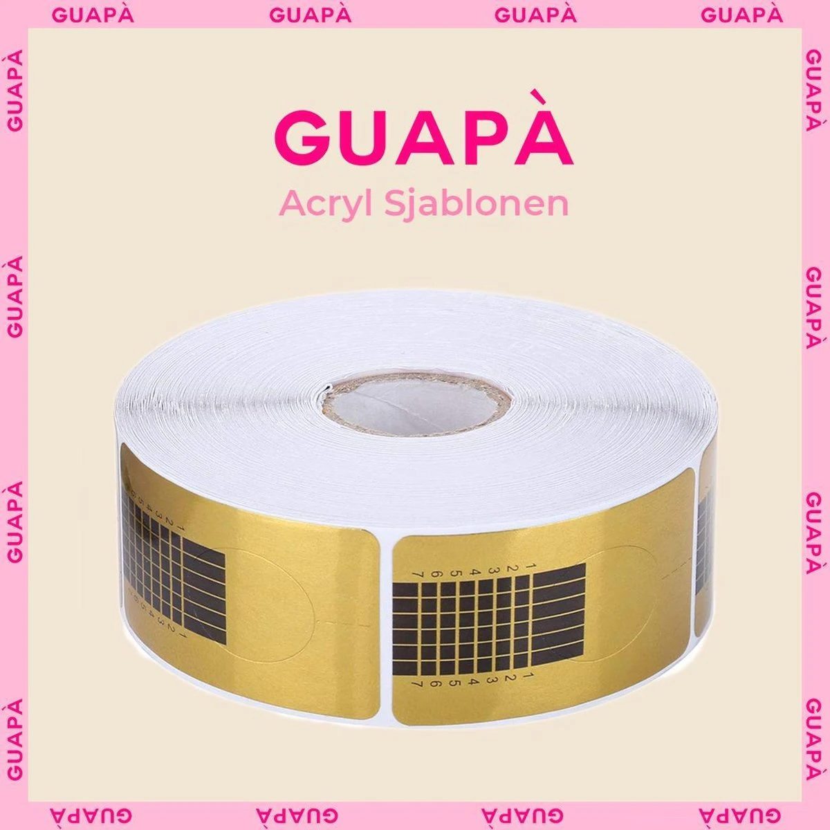 GUAPÀ | Acryl Nagel Sjablonen - Nail Forms - French Manicure - Goud | 500 Stuks 5 GUAPÀ | Acryl Nagel Sjablonen - Nail Forms - French Manicure - Goud | 500 Stuks - Image 3