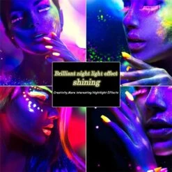 Royala Neon Nagel Poeder - Nagel Nail Art Neon Glitter Poeder - 12 Potjes Aan Neon Kleuren - Nail Art -Modecosmetica Winkel 1200x1200 578