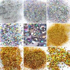 Glitter Poeder Nail Art Set - 12 Stuks - Goud / Zilver / Brons - Nagel Decoratie Strass 9 Glitter Poeder Nail Art Set - 12 Stuks - Goud / Zilver / Brons - Nagel Decoratie Strass -Modecosmetica Winkel 1200x1200 594