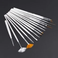 Merkloos Nailart Penseel Set - 15-Delig