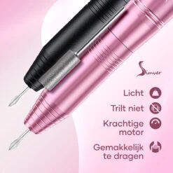 Simver Elektrische Nagelfrees - 11 Nagelvijl Bitjes En 56 Schuurrolletjes - Manicure / Pedicure - Roze - Cadeautip - Kerstcadeau 17 Simver Elektrische Nagelfrees - 11 Nagelvijl Bitjes En 56 Schuurrolletjes - Manicure / Pedicure - Roze - Cadeautip - Kerstcadeau -Modecosmetica Winkel 1200x1200 611