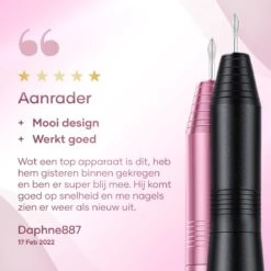 Simver Elektrische Nagelfrees - 11 Nagelvijl Bitjes En 56 Schuurrolletjes - Manicure / Pedicure - Roze - Cadeautip - Kerstcadeau 18 Simver Elektrische Nagelfrees - 11 Nagelvijl Bitjes En 56 Schuurrolletjes - Manicure / Pedicure - Roze - Cadeautip - Kerstcadeau -Modecosmetica Winkel 1200x1200 612