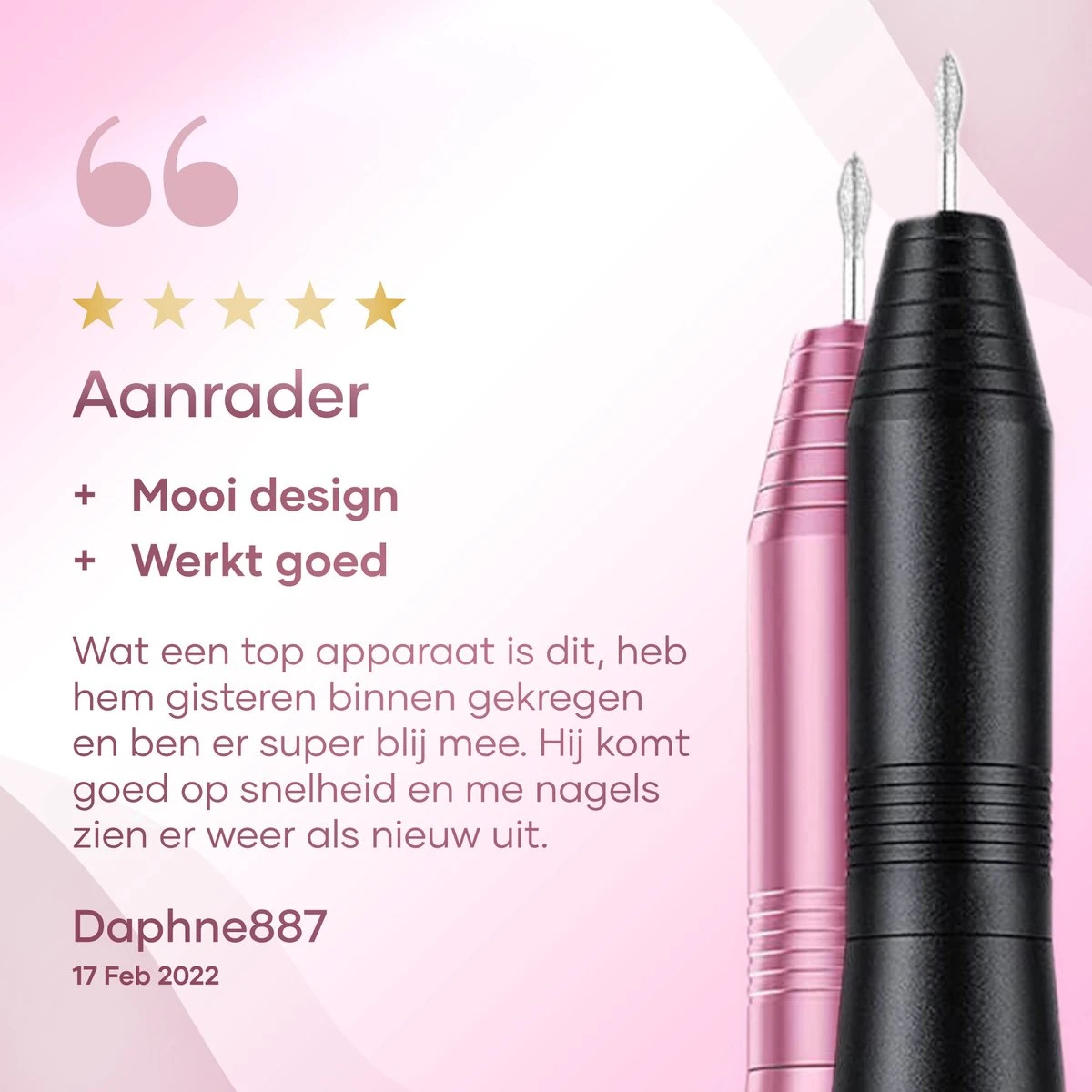 Simver Elektrische Nagelfrees - 11 Nagelvijl Bitjes En 56 Schuurrolletjes - Manicure / Pedicure - Roze - Cadeautip - Kerstcadeau 8 Simver Elektrische Nagelfrees - 11 Nagelvijl Bitjes En 56 Schuurrolletjes - Manicure / Pedicure - Roze - Cadeautip - Kerstcadeau - Image 6