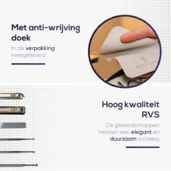 Skeraxo 8-delige Luxe Verschillende Tools - Professioneel Manicure Set & Pedicureset Met Nagelvijl & Nageltang – Behandeling Nagels En Huid -Modecosmetica Winkel 1200x1200 641