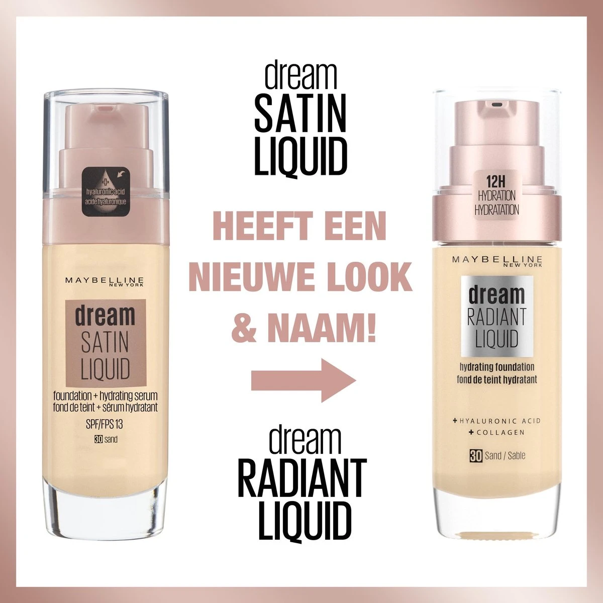 Maybelline Dream Radiant Liquid - 054 Toffee - Foundation Geschikt Voor De Droge Huid Met Hyaluronzuur - 30 Ml 5 Maybelline Dream Radiant Liquid - 054 Toffee - Foundation Geschikt Voor De Droge Huid Met Hyaluronzuur - 30 Ml - Image 3