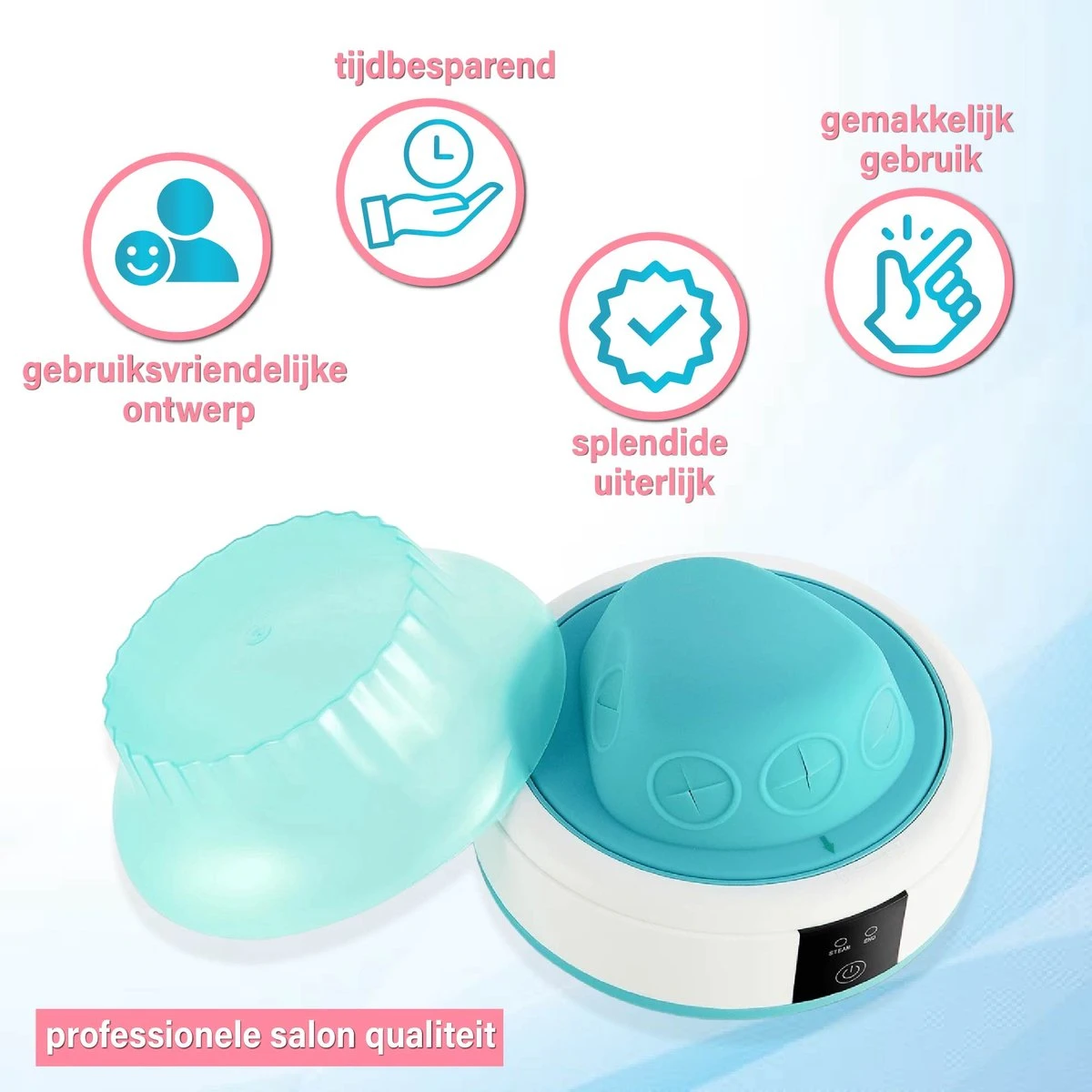 LOUVRO Stoom Nagellak Remover - Nagellak Verwijderaar En Nail Polish Verwijderaar - Stoom Nagellak Remover Machine - Nagel Steamer - Nagel Remover 4 LOUVRO Stoom Nagellak Remover - Nagellak Verwijderaar En Nail Polish Verwijderaar - Stoom Nagellak Remover Machine - Nagel Steamer - Nagel Remover - Image 2