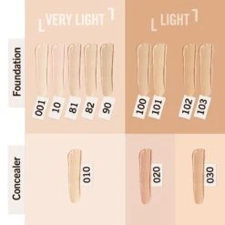 Rimmel London Match Perfection SPF20 Foundation - 010 Light Porcelain 22 Rimmel London Match Perfection SPF20 Foundation - 010 Light Porcelain -Modecosmetica Winkel 1200x1200 674