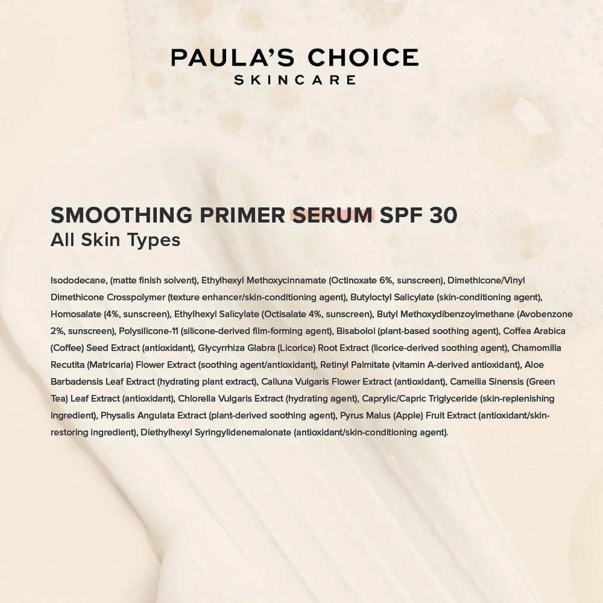 Paula's Choice Smoothing Primer Serum SPF 30 - Perfecte Make-up Basis - Alle Huidtypen - 30 Ml 5 Paula's Choice Smoothing Primer Serum SPF 30 - Perfecte Make-up Basis - Alle Huidtypen - 30 Ml - Image 3