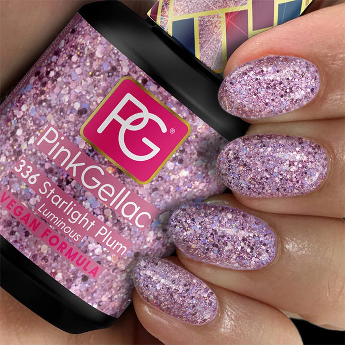 Pink Gellac - Starlight Plum - Gellak - Glitter - 15 Ml 8 Pink Gellac - Starlight Plum - Gellak - Glitter - 15 Ml - Image 6