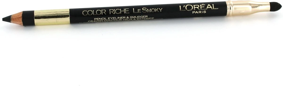L’Oréal Paris Color Riche Le Smoky - 201 Black Velourt - Oogpotlood 7 L’Oréal Paris Color Riche Le Smoky - 201 Black Velourt - Oogpotlood - Image 5