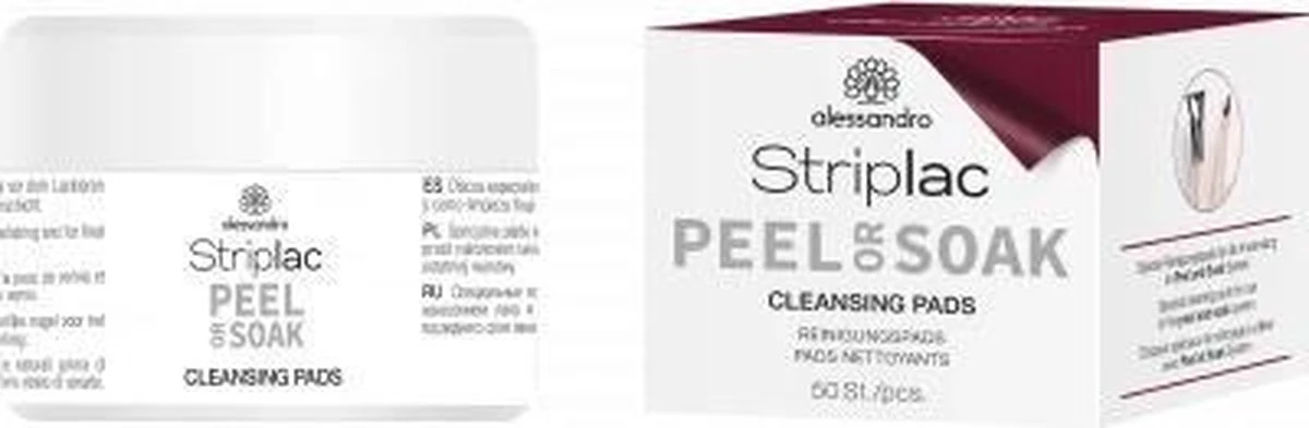 Alessandro Striplac Peel Or Soak - Cleansing Pads 4 Alessandro Striplac Peel Or Soak - Cleansing Pads - Image 2