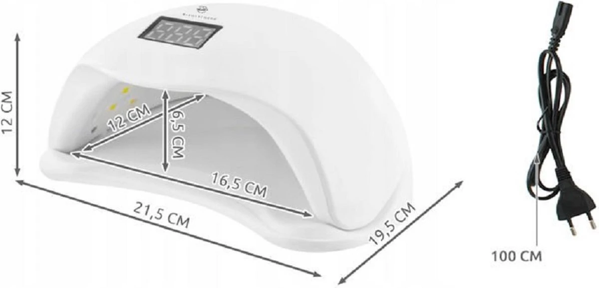 Beautylushh Nageldroger UV Lamp Met Bewegingssensor - Perfect Voor Manicure - Met 24 Dual LED Lampen 7 Beautylushh Nageldroger UV Lamp Met Bewegingssensor - Perfect Voor Manicure - Met 24 Dual LED Lampen - Image 5