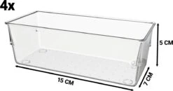 Waal® Lade Organizer (set Van 13 Bakjes) - Lade Verdeler - Keuken - Kantoor - Make-up - Bureau - Transparant -Modecosmetica Winkel 1200x632 1