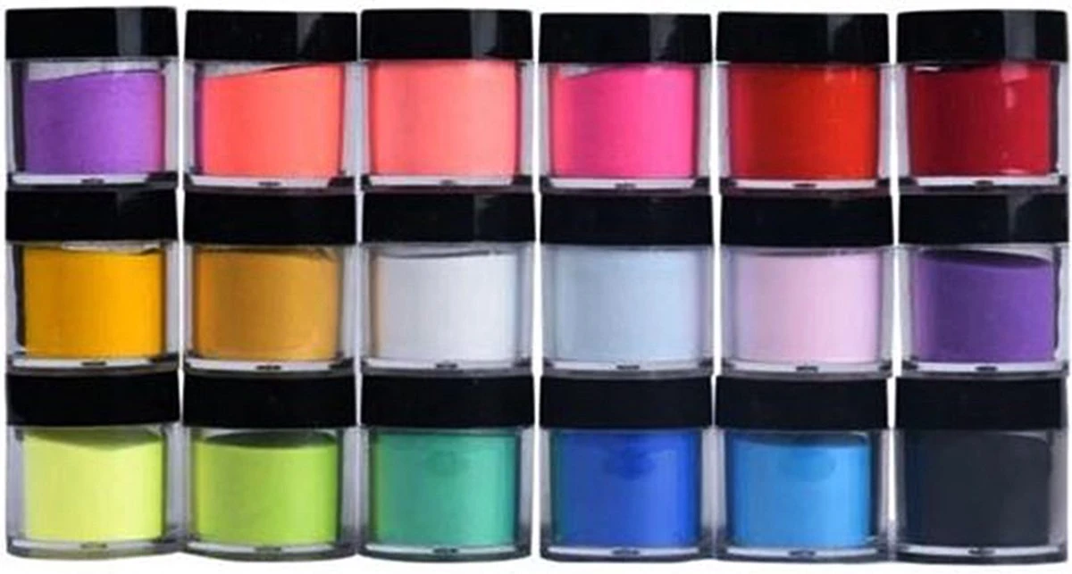Acrylpoeders Set | 18 Stuks | 108 G Totaal Poeders | Acrylnagels | Nail Art | Acryl Kleuren | Acrylpigment | Poeder Voor Nepnagels | Nagelpoeder | Nagelstad 8 Acrylpoeders Set | 18 Stuks | 108 G Totaal Poeders | Acrylnagels | Nail Art | Acryl Kleuren | Acrylpigment | Poeder Voor Nepnagels | Nagelpoeder | Nagelstad - Image 6