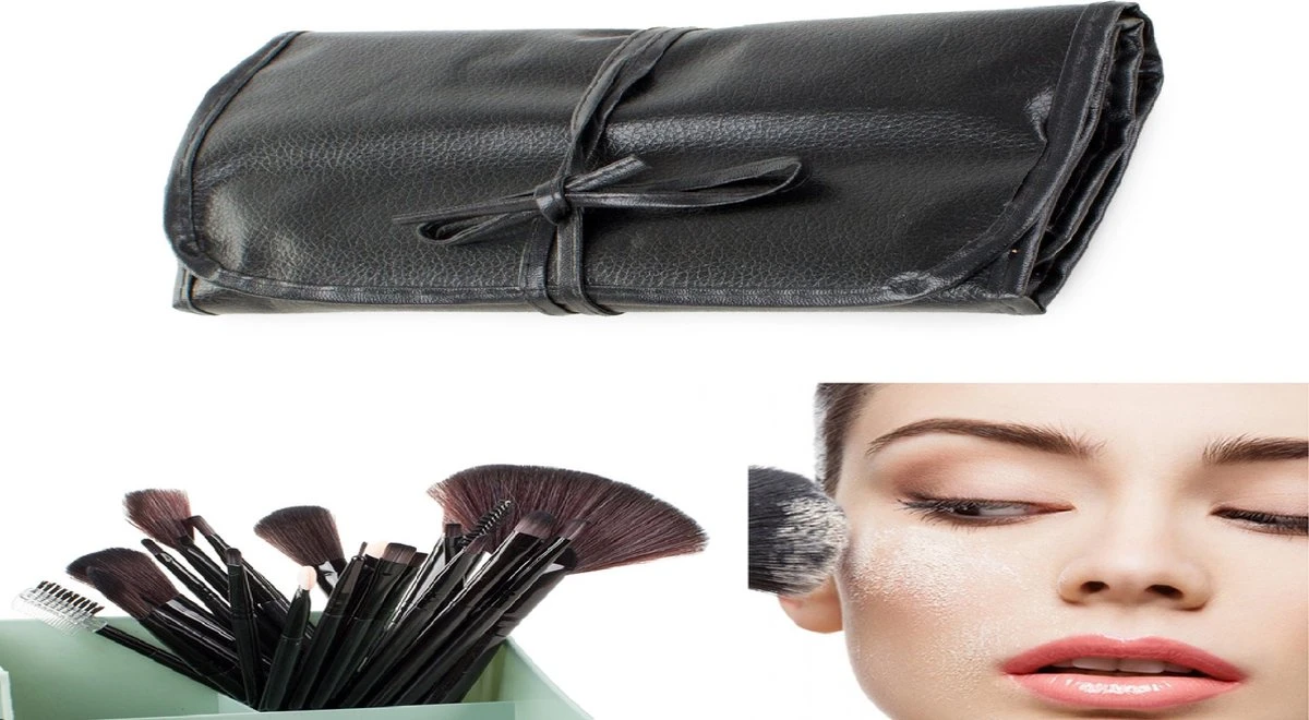Borvat® | Professionele 24-Delige Make-Up Kwastenset | Cosmetica Visagie Makeup Kwasten Set | Mascara/Oogschaduw/Concealer/Foundation/Blush/Eyeliner/Highlighter/Poederkwast Beauty Brush | Contourkwast Make | Borstels | Penselen | Met Luxe Opberg Etu 6 Borvat® | Professionele 24-Delige Make-Up Kwastenset | Cosmetica Visagie Makeup Kwasten Set | Mascara/Oogschaduw/Concealer/Foundation/Blush/Eyeliner/Highlighter/Poederkwast Beauty Brush | Contourkwast Make | Borstels | Penselen | Met Luxe Opberg Etu - Image 4