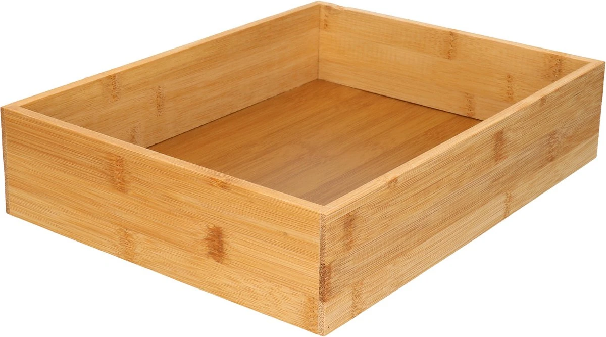 Gerim - Kast/lade Sorteer Organizer Bamboe Hout Bakje 32 X 24 X 7 Cm 3 Gerim - Kast/lade Sorteer Organizer Bamboe Hout Bakje 32 X 24 X 7 Cm