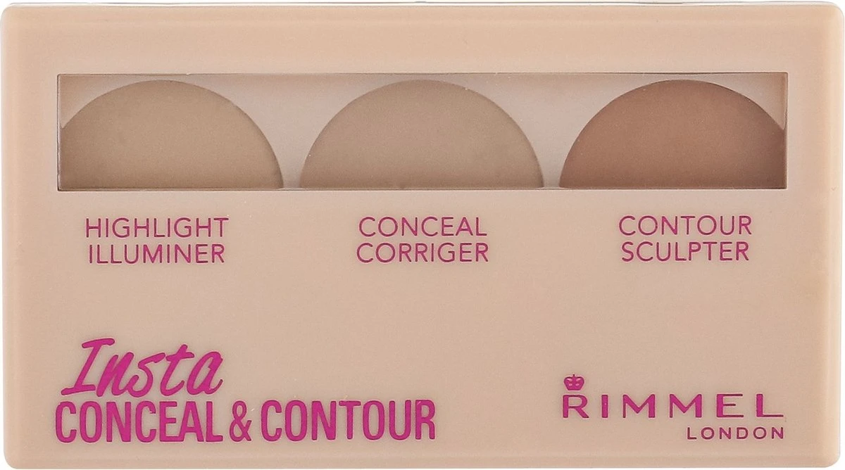 Rimmel London Rimmel Insta Conceal & Contour Palette 3 Rimmel London Rimmel Insta Conceal & Contour Palette