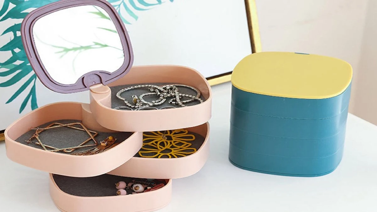 Borvat® | Organizer Juwelen | Sieraden | Make-up | Met Spiegel | Kunststof | Jewellery Box | Opberg Doosje Sieraden | Sieraden Opbergen | Reisetui Sieraden 3 Borvat® | Organizer Juwelen | Sieraden | Make-up | Met Spiegel | Kunststof | Jewellery Box | Opberg Doosje Sieraden | Sieraden Opbergen | Reisetui Sieraden