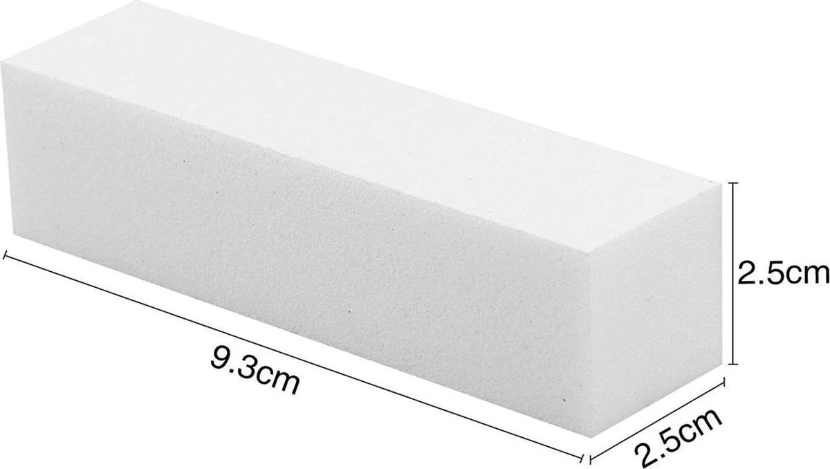 GUAPÀ - Nagelvijl / Blokvijl Wit - Nagel Voorbereiding & Polijsten - High Quality - 3 Stuks 8 GUAPÀ - Nagelvijl / Blokvijl Wit - Nagel Voorbereiding & Polijsten - High Quality - 3 Stuks - Image 6