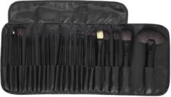 Make-up Kwasten Set - Professionele Kwasten - 24-delig Met Tasje - Cosmetica Kwasten - Zwart - Rheme 24 Make-up Kwasten Set - Professionele Kwasten - 24-delig Met Tasje - Cosmetica Kwasten - Zwart - Rheme -Modecosmetica Winkel 1200x680 3