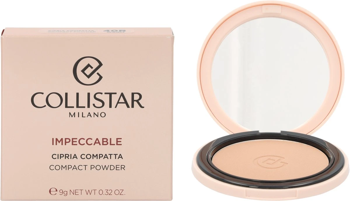 Collistar Impeccable Compact Powder 40R Warm Rose 8 Collistar Impeccable Compact Powder 40R Warm Rose - Image 6