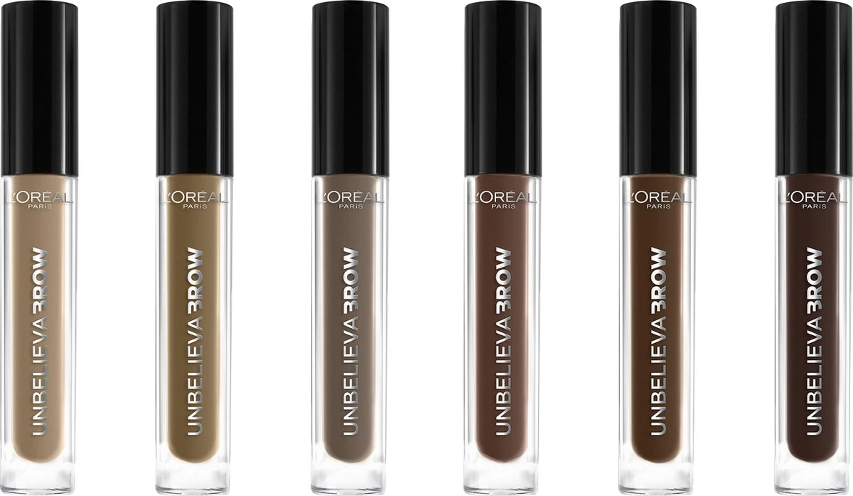L’Oréal Paris Unbelieva Brow Wenkbrauwgel - 109 Ebony - Donker Bruin - Waterproof - 3.4 Ml 14 L’Oréal Paris Unbelieva Brow Wenkbrauwgel - 109 Ebony - Donker Bruin - Waterproof - 3.4 Ml - Image 12