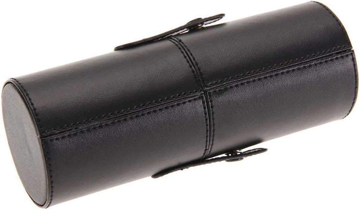 Evvie 12-delige Make-up Kwasten Set In Luxe Koker - Zwart 7 Evvie 12-delige Make-up Kwasten Set In Luxe Koker - Zwart - Image 5