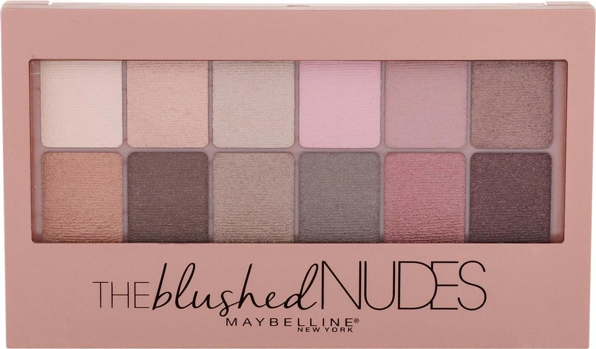 Maybelline The Blushed Nudes OogschaduwPalette - 12 Roze Nude Tinten 16 Maybelline The Blushed Nudes OogschaduwPalette - 12 Roze Nude Tinten - Image 14