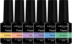 Méanail - Gellak - Pastel - Flowers - Gel Nagellak - 6 X 8ml 5 Méanail - Gellak - Pastel - Flowers - Gel Nagellak - 6 X 8ml -Modecosmetica Winkel 1200x733