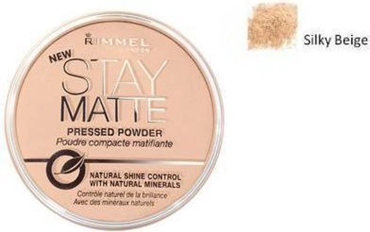 Rimmel London Stay Matte Pressed Powder - 005 Silky Beige 17 Rimmel London Stay Matte Pressed Powder - 005 Silky Beige - Image 15
