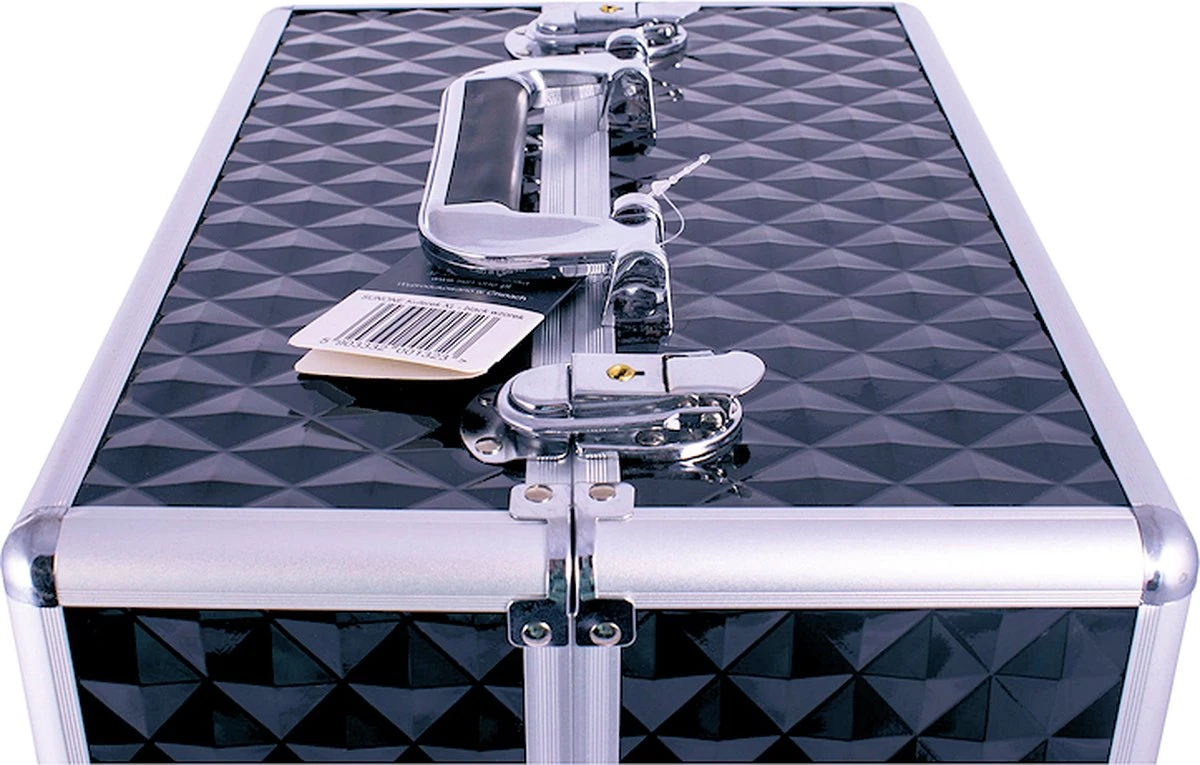 SUNONE Make Up Koffer Patroon Zwart XL 5 SUNONE Make Up Koffer Patroon Zwart XL - Image 3