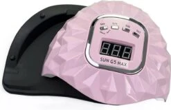 2023 Nageldroger - 200W/45 LEDs - Nagellamp - Nieuw Nageldroger - G5 Roze - Manicure/Pedicure Handen En Voeten - Gellak - Gelnagels - Acrylnagels - Top Coat - Matte Top Coat - Led Nagellamp - Uv Nagellamp - Nagels - Nagellak Droger - Tafellamp -Modecosmetica Winkel 1200x778