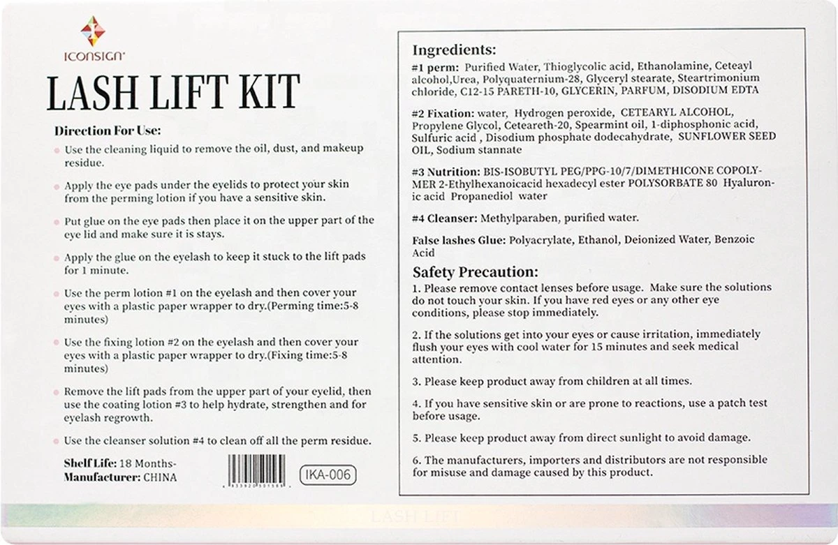 Merkloos Lash Lift Kit - Vernieuwde Wimperlifting Set - Wimperserums Met Wenkbrauw Gel - Lash Lift Set 6 Merkloos Lash Lift Kit - Vernieuwde Wimperlifting Set - Wimperserums Met Wenkbrauw Gel - Lash Lift Set - Image 4