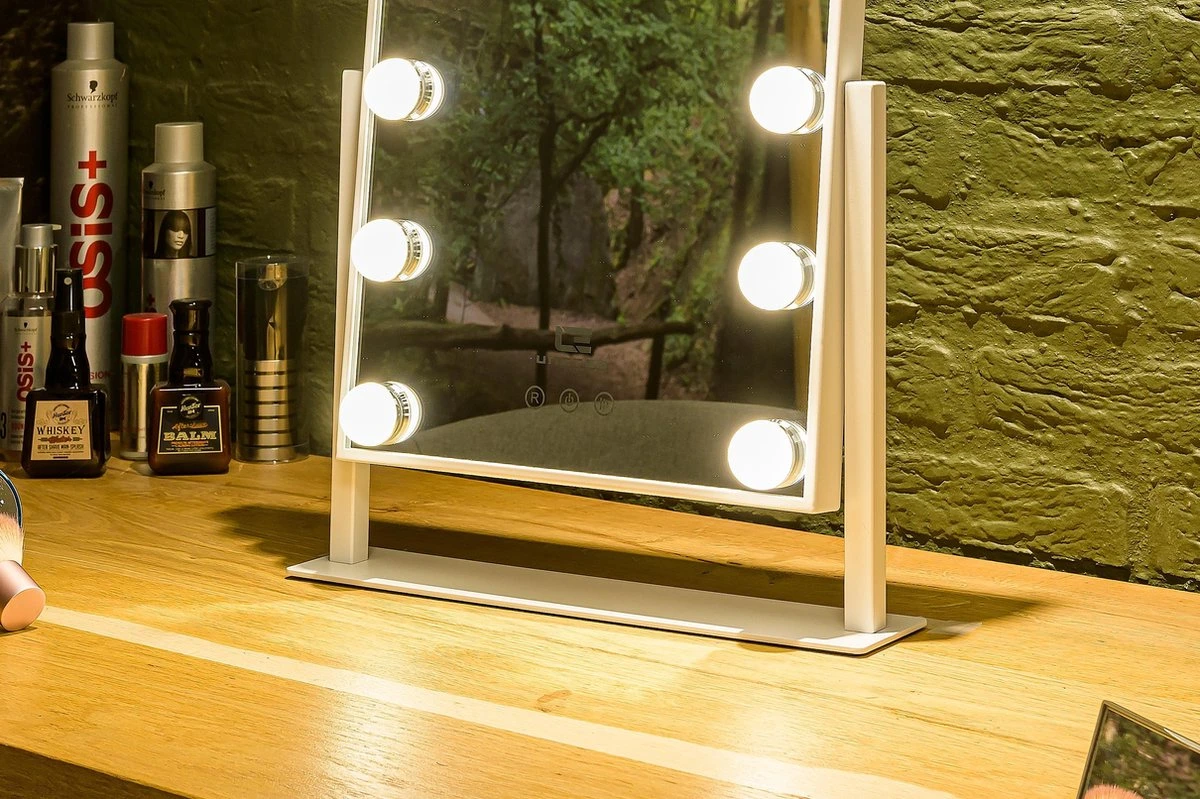 United Entertainment - Hollywood Spiegel Met 12 LEDs - 36x47,5 Cm - Wit 5 United Entertainment - Hollywood Spiegel Met 12 LEDs - 36x47,5 Cm - Wit - Image 3