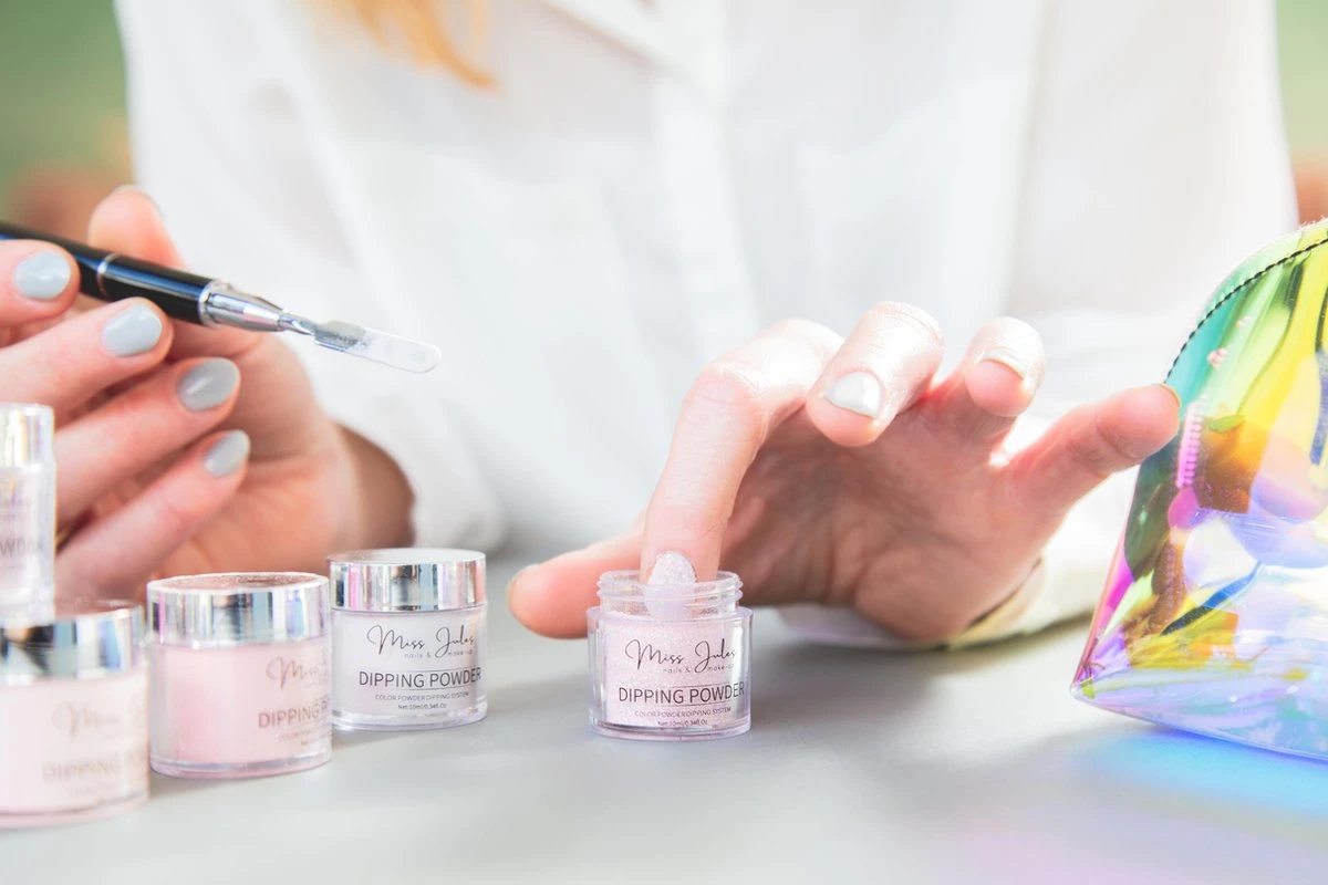 Miss Jules® Complete Set - Dipping Powder Starters Kit - 6 Kleuren Roze - Acryl Nagels Starterspakket 6 Miss Jules® Complete Set - Dipping Powder Starters Kit - 6 Kleuren Roze - Acryl Nagels Starterspakket - Image 4