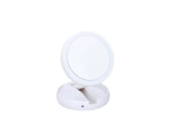 Grundig Opmaakspiegel - LED-verlichting - Opbergruimte Sieraden - Gewone En Vergrotende Spiegel - Wit -Modecosmetica Winkel 1200x800 56